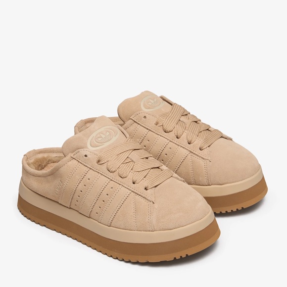 Adidas Winter Beige Campus 00s Sneakers - Picture 1 of 7